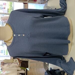 Henley long sleeve tank